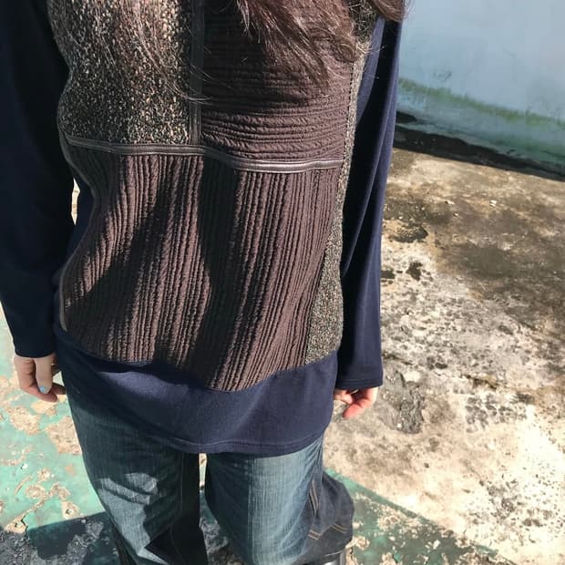 빈티지 패치워크 티셔츠