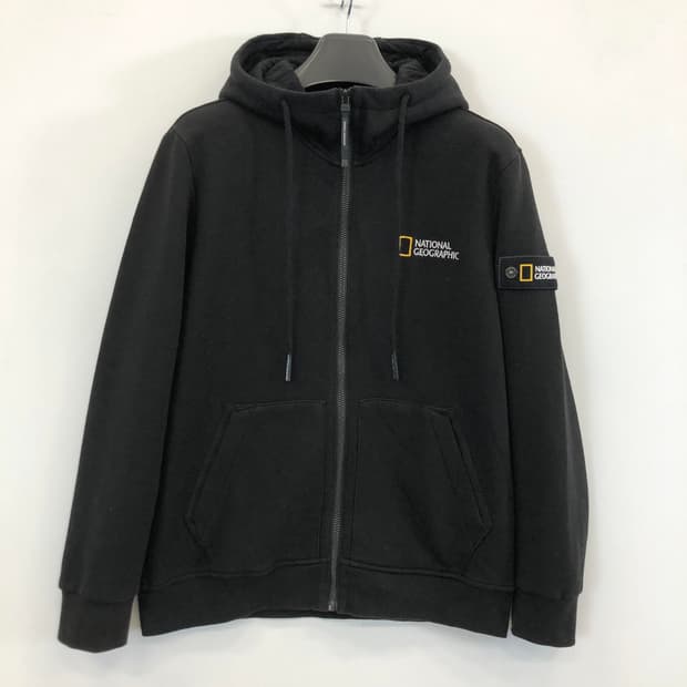 내셔널지오그래픽 와펜 후드집업 M