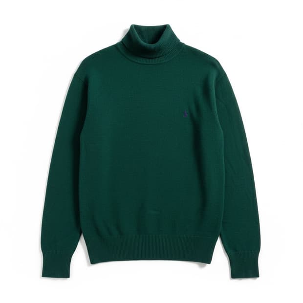폴로 랄프로렌 그린색 터틀넥 니트 L