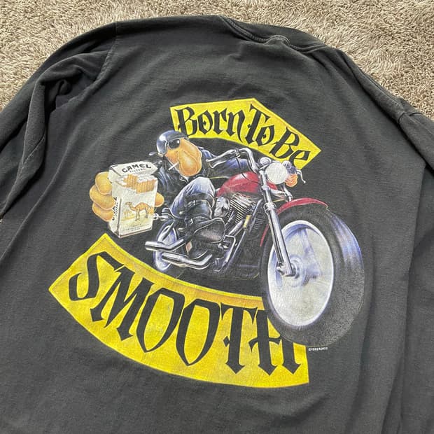 90s 카멜 롱슬리브 camel long sleeve