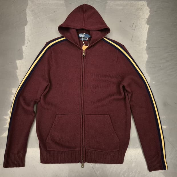 폴로랄프로렌 램스울 후드 짚업