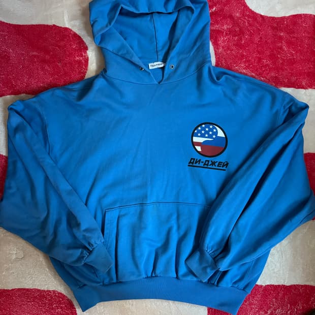 [L] 고샤 루브친스키 음양 후드 블루