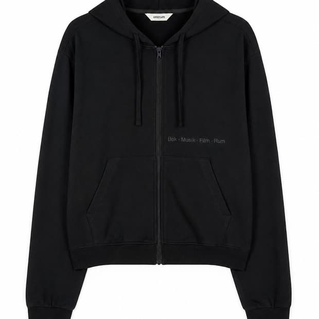 Rum Hoodie Zip-up black