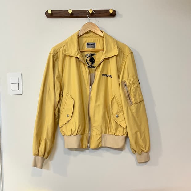 스컬프터 블루종 자켓