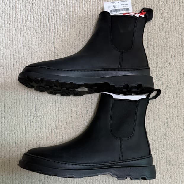 (새상품) 캠퍼 - 남성용 블랙 컬러 누벅 소재 앵클부츠