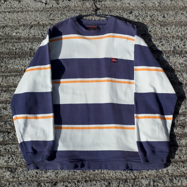 Old Vans border striped sweats