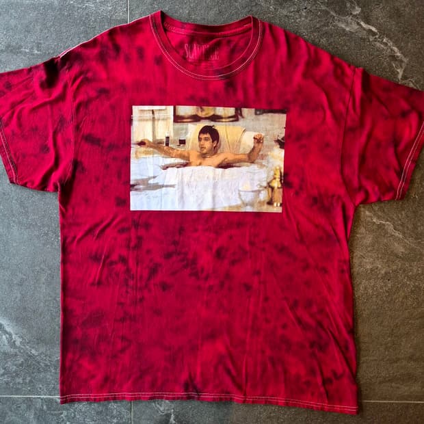 Vtg. Scarface Tie-Dye T-Shirt (M)