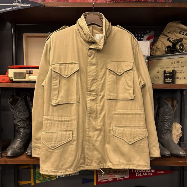 90s 알파인더스트리 미국생산 코튼트윌 M-65 필드자켓 N1143