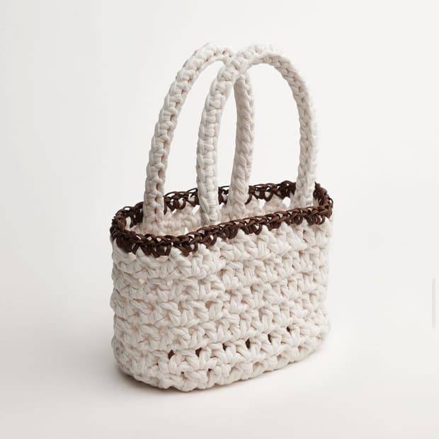 레멜 Shopper mini knit 