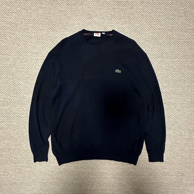 LACOSTE vintage cotton knit