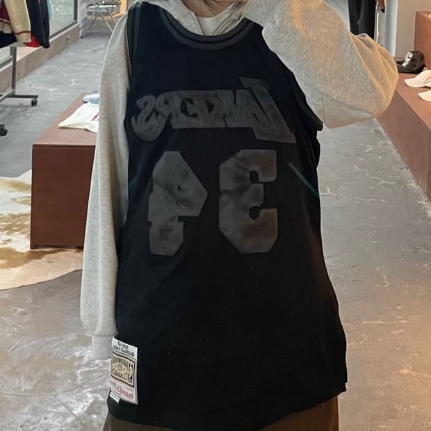 미첼앤네스 레이커스 블랙 스윙맨 져지 H2513