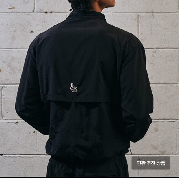페치선데이 트랙자켓 L 블랙