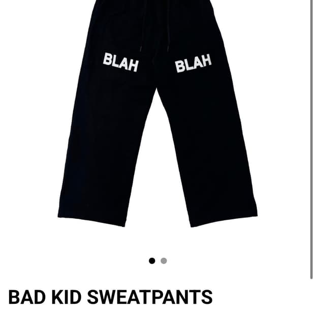 Xeno report 제노리포트 BAD KID SWEATPANTS