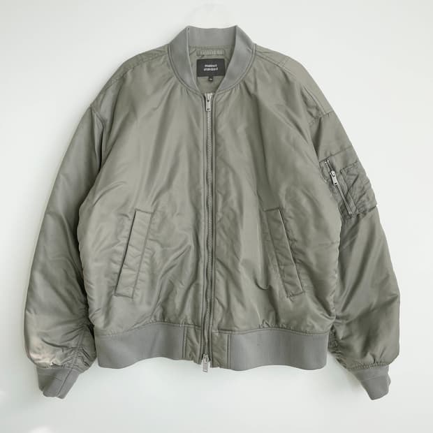   D2 무신사 스탠다드 오버사이즈 MA-1 보머 재킷 더스티 카키 10