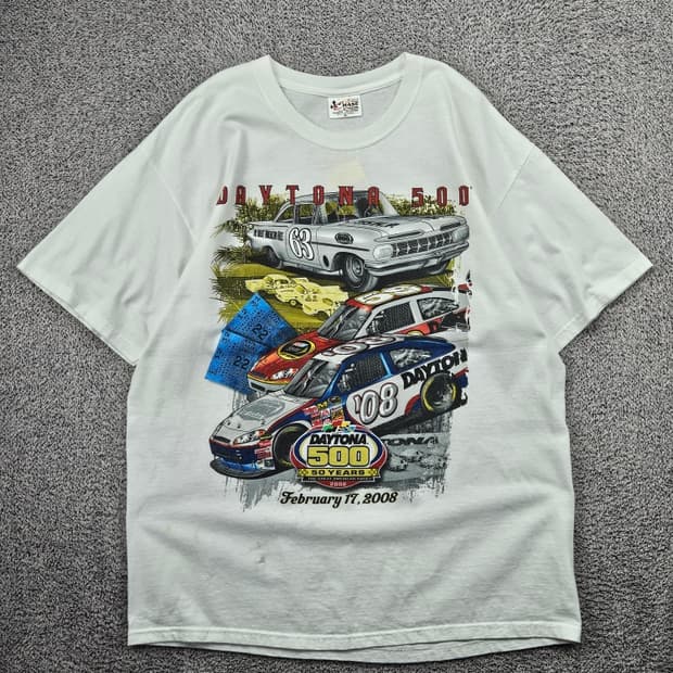 체이스어센틱 데이토나500 레이싱 반팔 티셔츠 ( XL ) / 11868