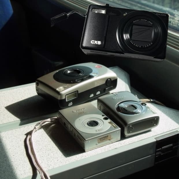 쫀득한 색감 빈티지 디카 리코 cx5