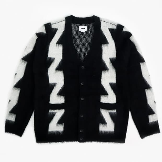 오베이 덱스터 가디건 DEXTER CARDIGAN BLACK MULTI