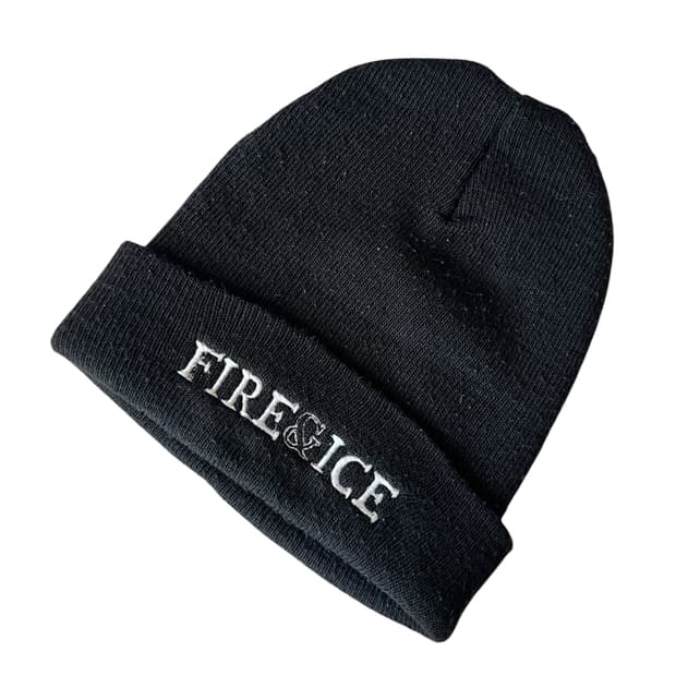 빈티지 00s FIRE&ICE 밴드 로고 비니