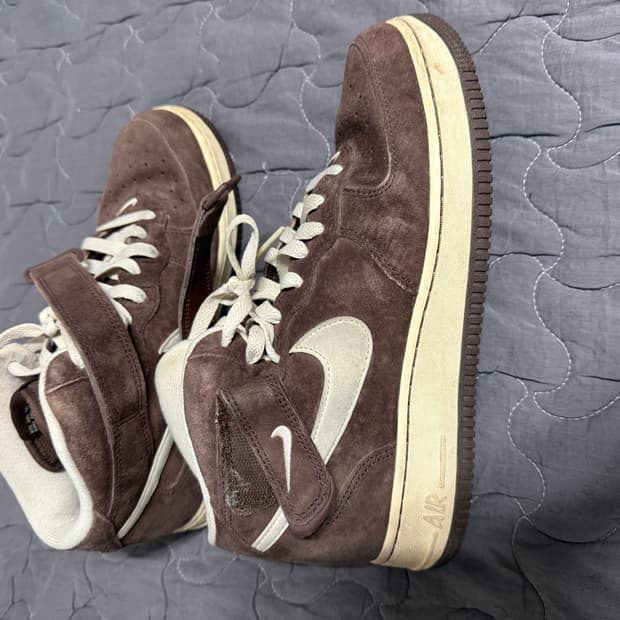 나이키 에어포스 1 미드 07 QS 초콜릿