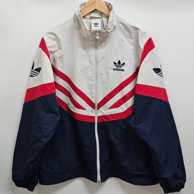 아디다스 스포티브 바람막이 트랙자켓 L