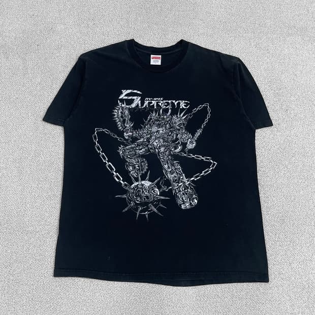 슈프림 Supreme 스파이크스 반팔티 블랙