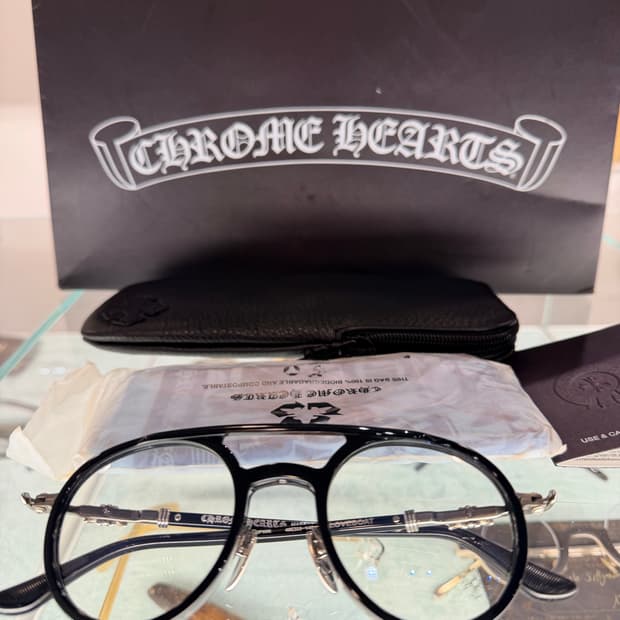 크롬하츠 LOVEBOAT 블랙 안경