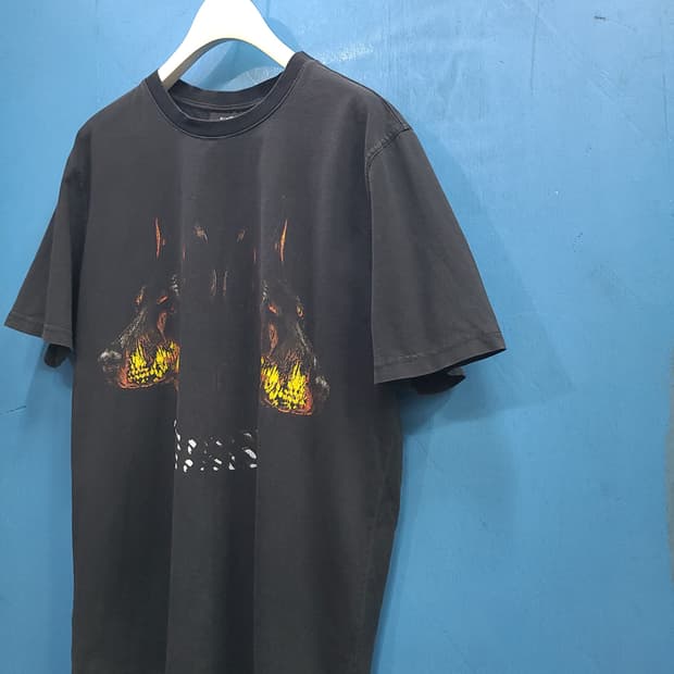 13년된 13fw 빈티지 지방시 도베르만 반팔티 XL