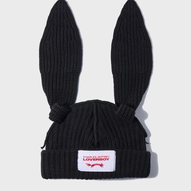 찰스 제프리 러버보이 청키 래빗 비니 블랙
