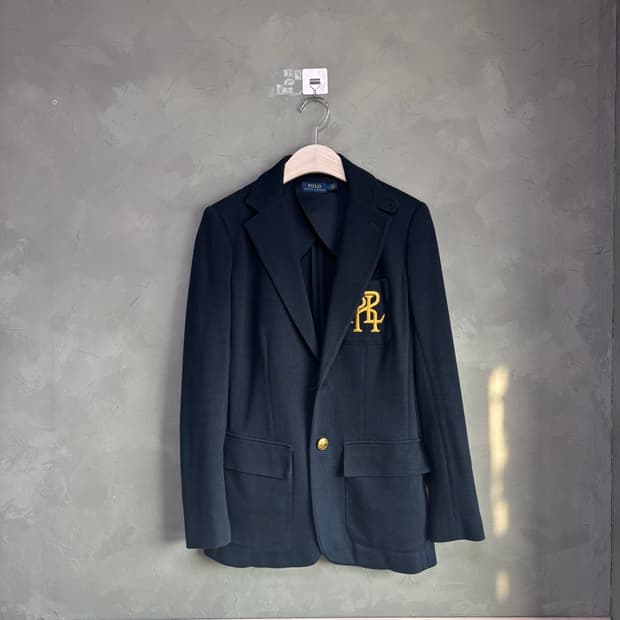 폴로 랄프로렌 금장 버튼 블레이져 자켓