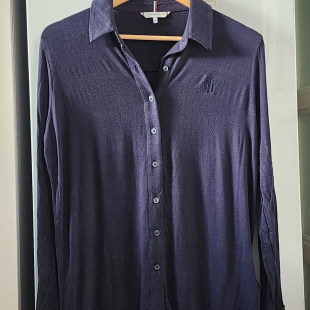 타미힐피거 네이비 여성 셔츠 M