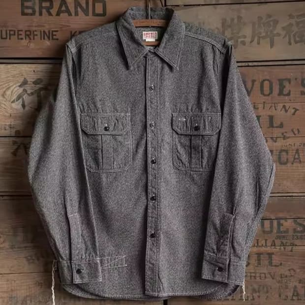 [새상품]브론슨 샴브레이 셔츠(105)