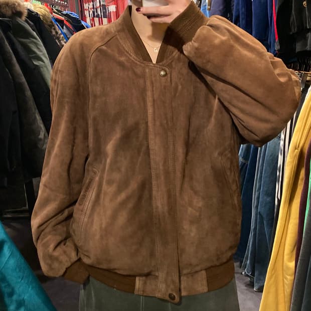[IM]런던포그 양가죽 100 스웨이드 자켓
