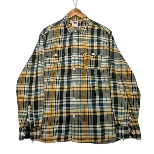 Levis 리바이스 투 포켓 체크 셔츠