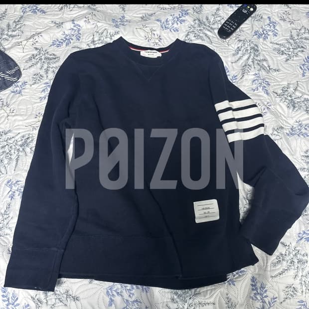 톰브라운 사선완장 맨투맨 5 사이즈