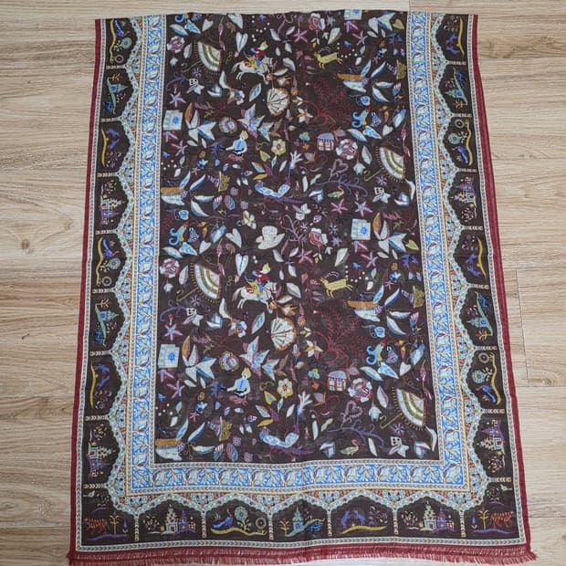 택포30만)25fw드레익스 브라운 무갈 스카프