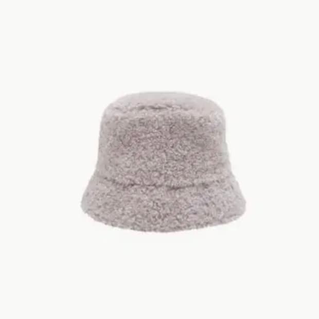 아모멘토 컬리 버킷햇 라이트 퍼플