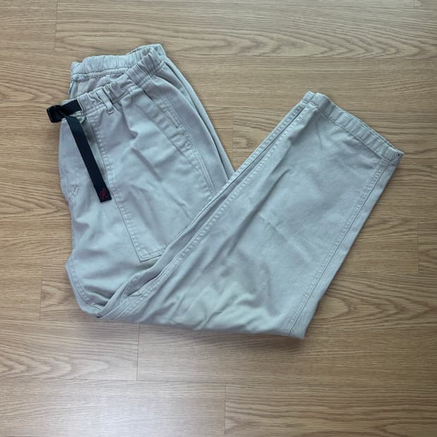 그라미치 루즈테이퍼드 팬츠 M 아이보리