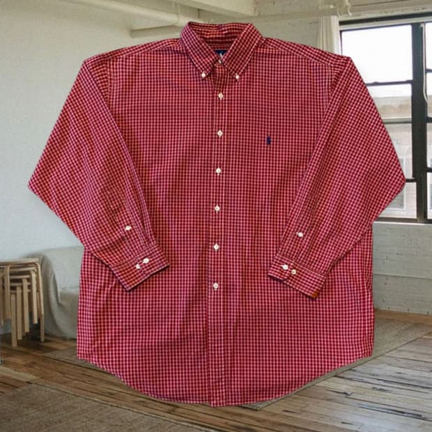 폴로랄프로렌 체크 셔츠 (Man 2XL)