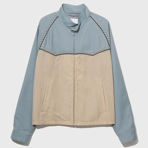 [48] prada 12ss collection studs blouson