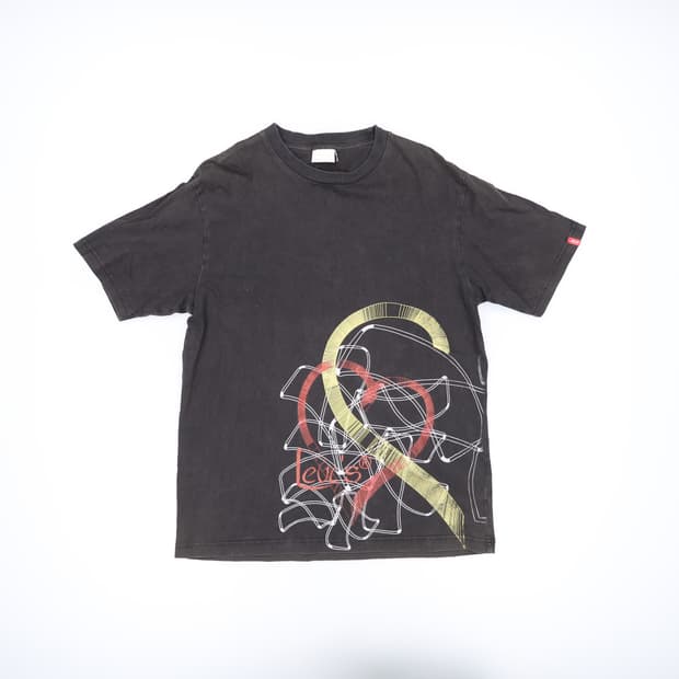 M 리바이스 프린팅 반팔티 0423H1