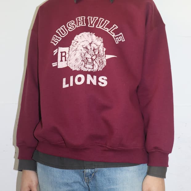 WILD DONKEY 와일드동키 맨투맨 버건디 L 사이즈