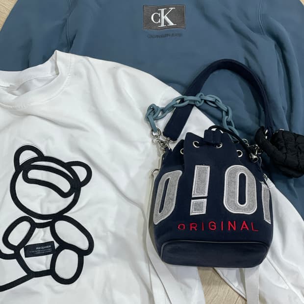 1+1+1 CK 맨투맨 노브 맨투맨 오아이오아이 oioi 복조리백