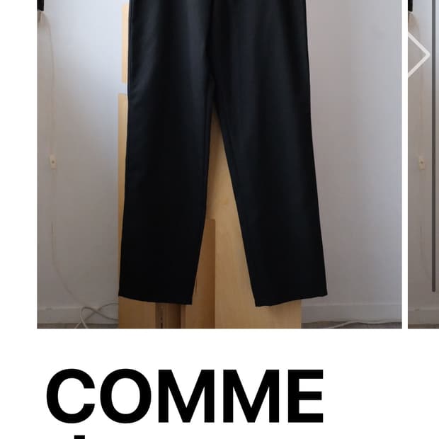Comme des garcons shirt trouser