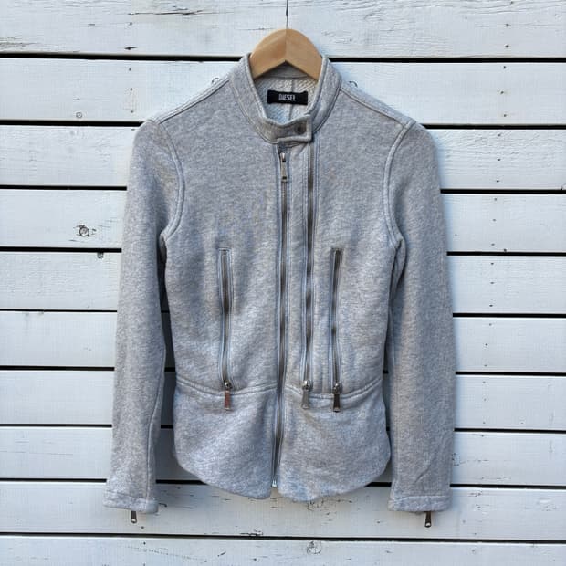 Diesel 디젤 지퍼 코튼 집업 자켓