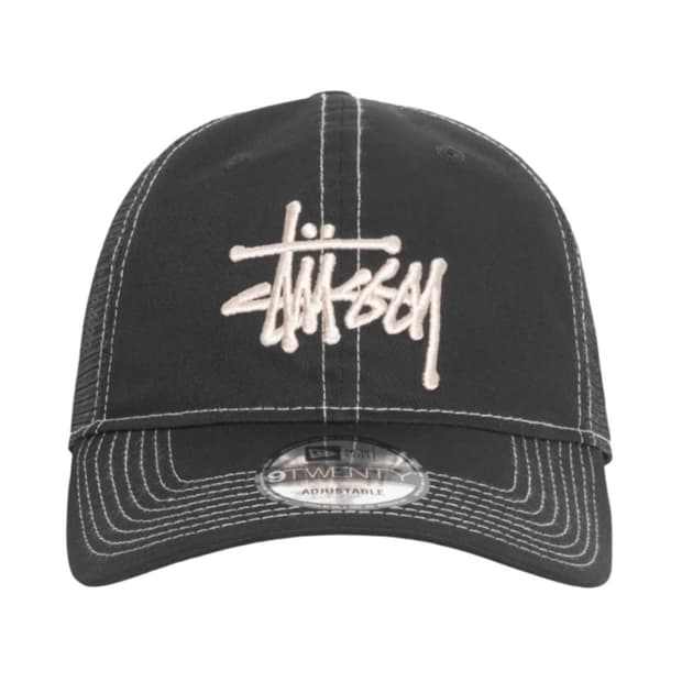 스투시 뉴에라 9Twenty 베이직 트러커 블랙