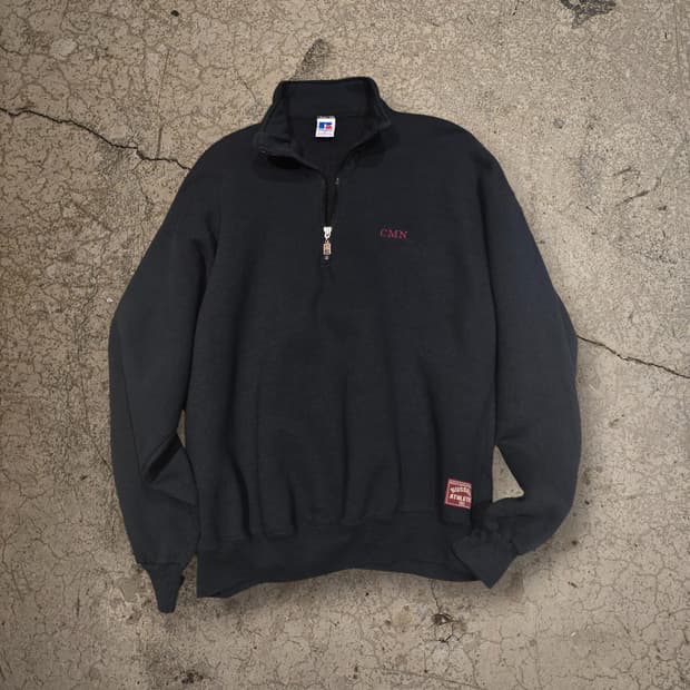 Russell Athletic 쿼터 집업 스웻_MADE IN U.S.A.