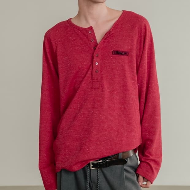 [새제품] m 신앤리 헨리넥 티셔츠