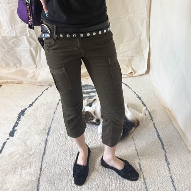 Betty Smith Slim-Fit Multi-Pocket Cargo 
