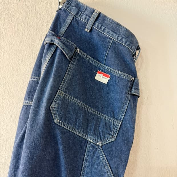 칼오라인 카펜터 워크 데님 팬츠 