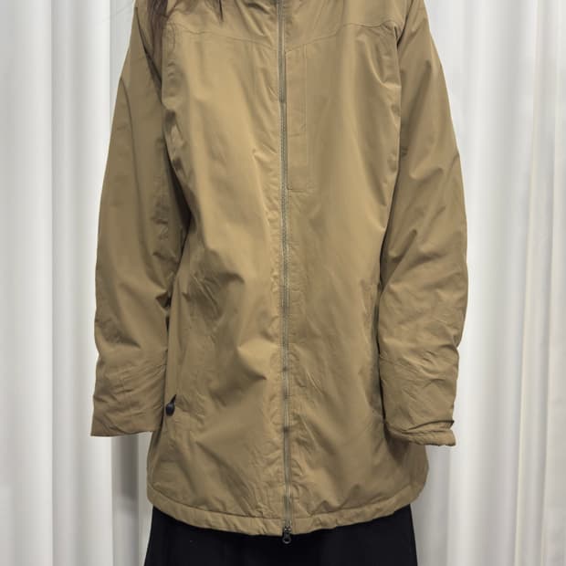 L.L.bean beige hood jacket
